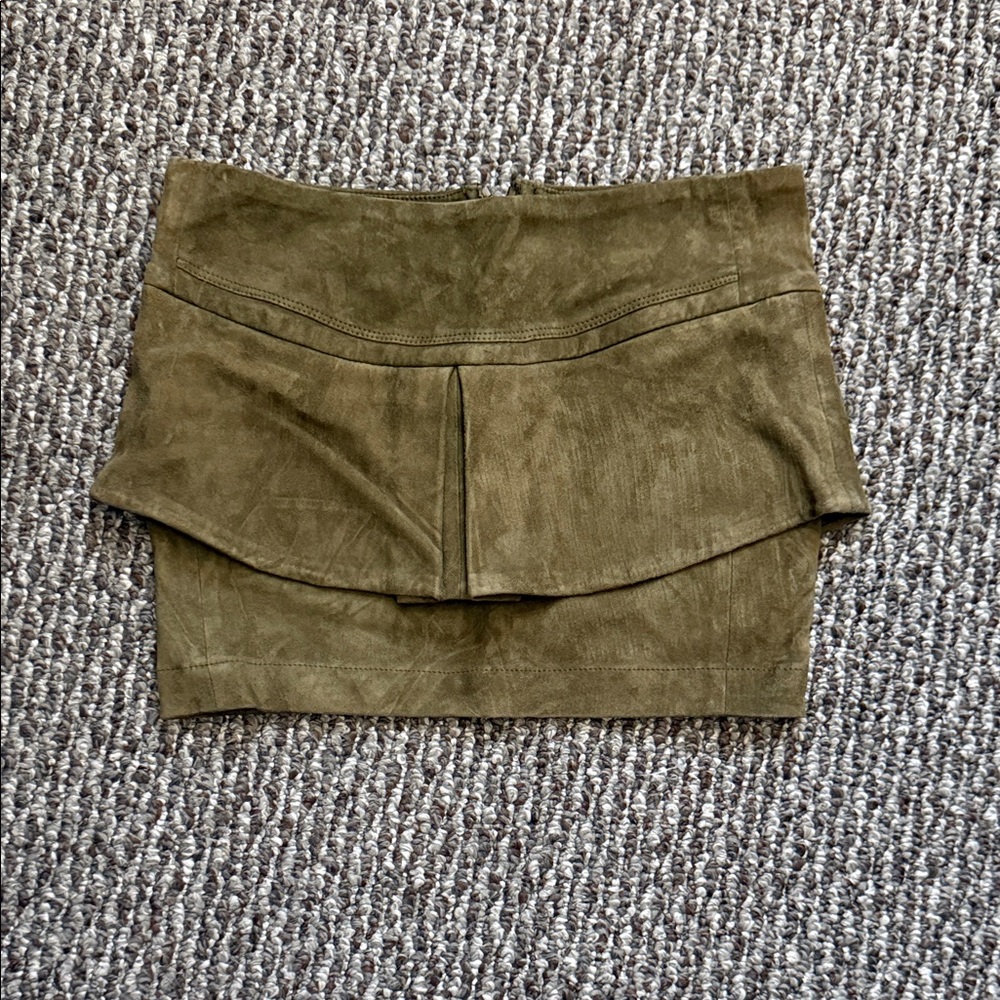Olive Mini Skirt